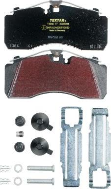 Textar 2932004 - Brake Pad Set, disc brake autospares.lv