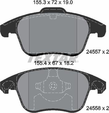 RHIAG BD S750P - Brake Pad Set, disc brake autospares.lv