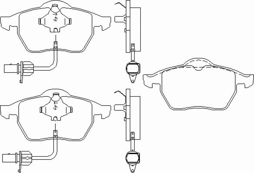 Textar 2193891 - Brake Pad Set, disc brake autospares.lv