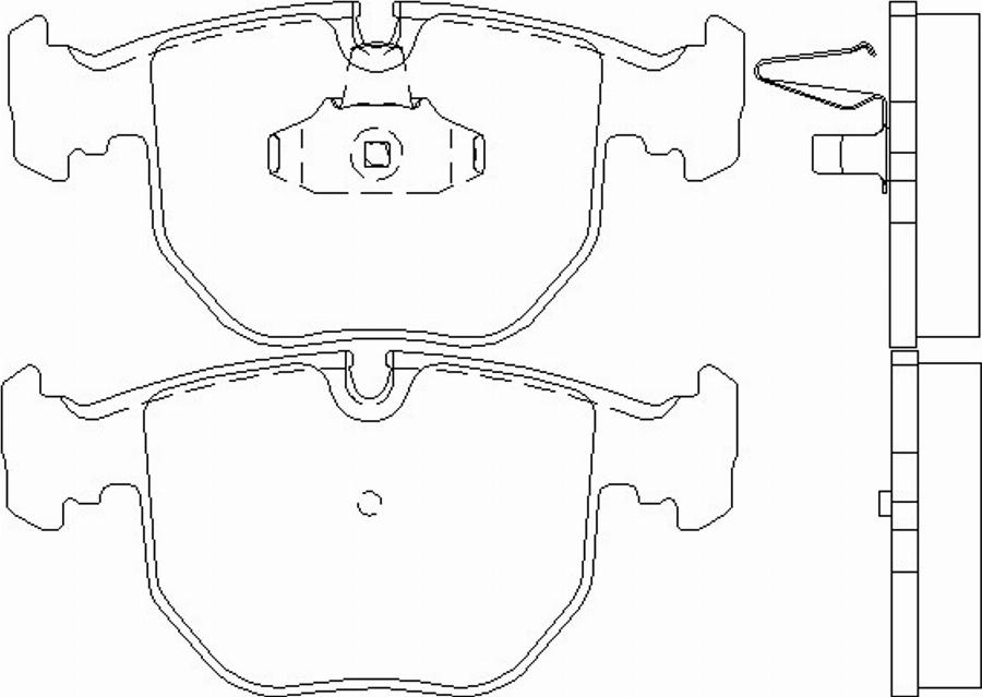 Textar 2148691 - Brake Pad Set, disc brake autospares.lv