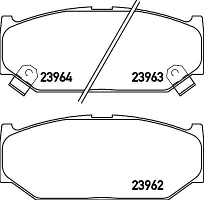 Textar 2396301 - Brake Pad Set, disc brake autospares.lv