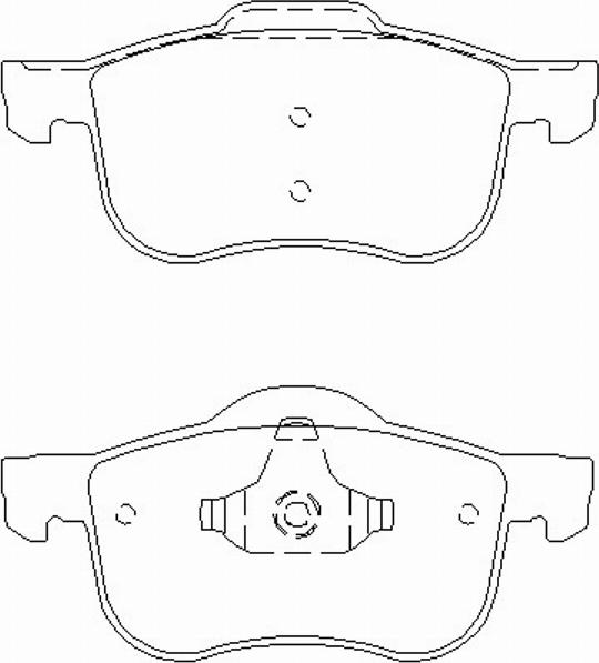 Textar 2307391 - Brake Pad Set, disc brake autospares.lv