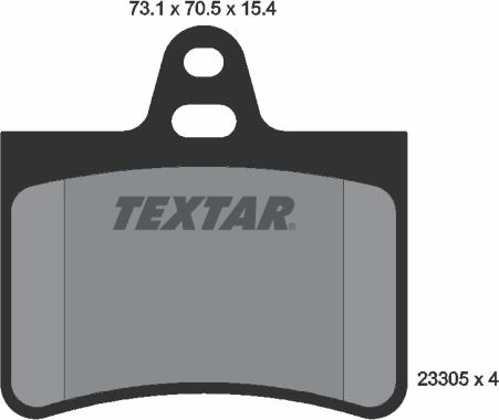 Textar 89015200 - Brake Set, disc brakes autospares.lv