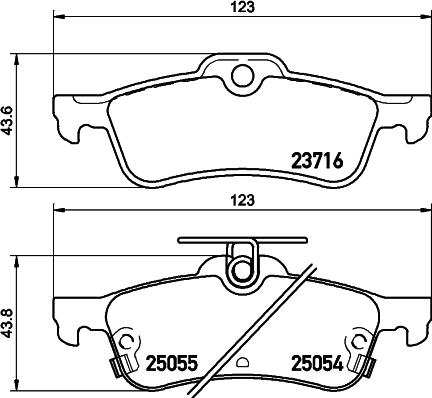 Textar 2371602 - Brake Pad Set, disc brake autospares.lv