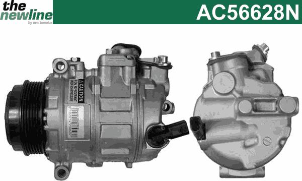 The NewLine AC56628N - Compressor, air conditioning autospares.lv