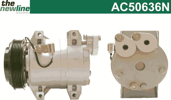 The NewLine AC50636N - Compressor, air conditioning autospares.lv