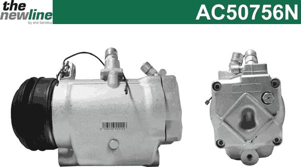 The NewLine AC50756N - Compressor, air conditioning autospares.lv