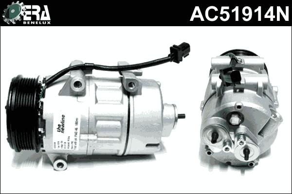 The NewLine AC51914N - Compressor, air conditioning autospares.lv