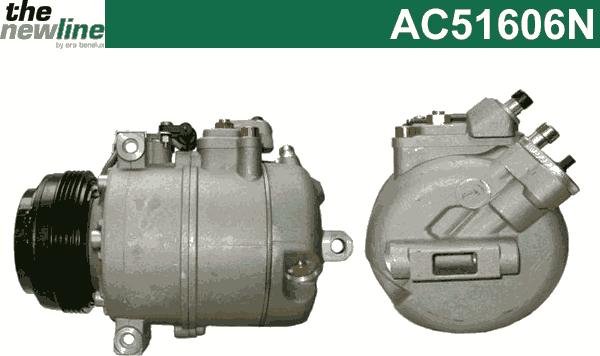 The NewLine AC51606N - Compressor, air conditioning autospares.lv