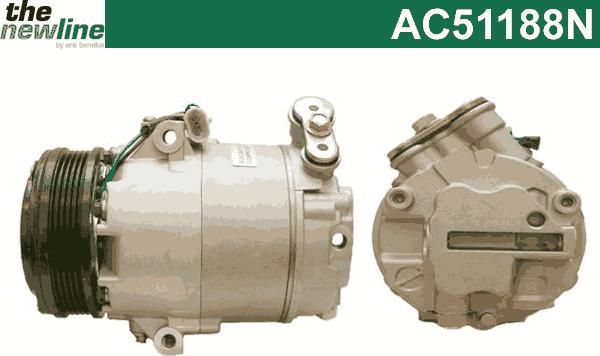 The NewLine AC51188N - Compressor, air conditioning autospares.lv