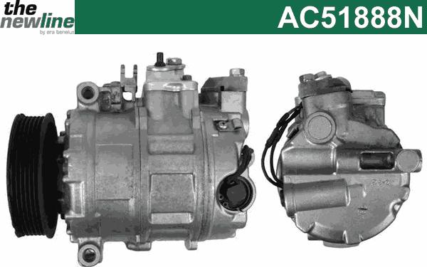 The NewLine AC51888N - Compressor, air conditioning autospares.lv