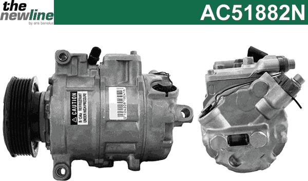 The NewLine AC51882N - Compressor, air conditioning autospares.lv