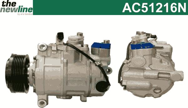 The NewLine AC51216N - Compressor, air conditioning autospares.lv