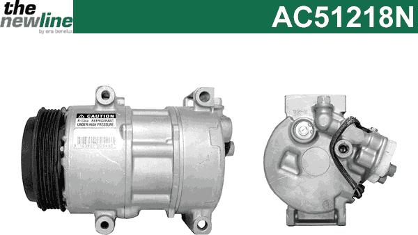 The NewLine AC51218N - Compressor, air conditioning autospares.lv