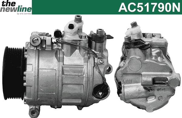 The NewLine AC51790N - Compressor, air conditioning autospares.lv