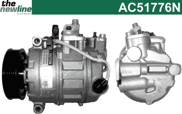 The NewLine AC51776N - Compressor, air conditioning autospares.lv