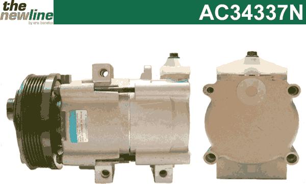 The NewLine AC34337N - Compressor, air conditioning autospares.lv