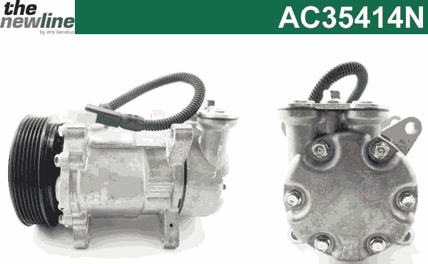 The NewLine AC35414N - Compressor, air conditioning autospares.lv