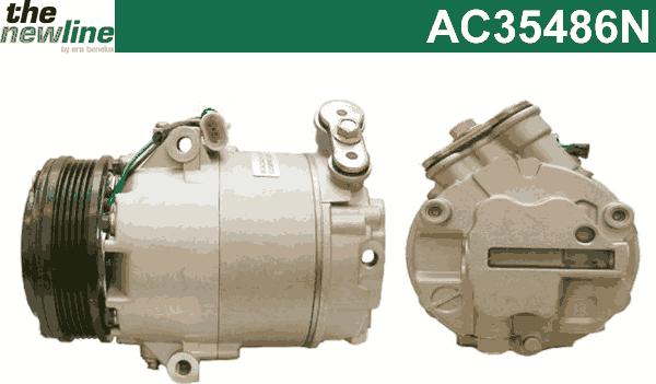 The NewLine AC35486N - Compressor, air conditioning autospares.lv