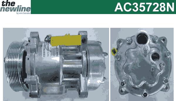 The NewLine AC35728N - Compressor, air conditioning autospares.lv