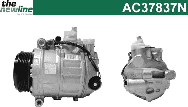 The NewLine AC37837N - Compressor, air conditioning autospares.lv