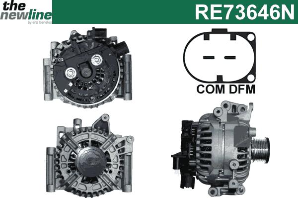 The NewLine RE73646N - Alternator autospares.lv