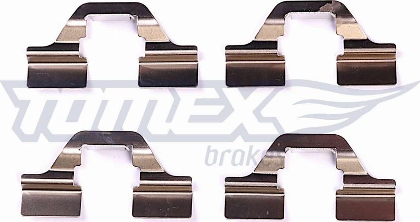 TOMEX brakes TX 44-10 - Accessory Kit for disc brake Pads autospares.lv