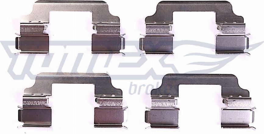 TOMEX brakes TX 44-27 - Accessory Kit for disc brake Pads autospares.lv