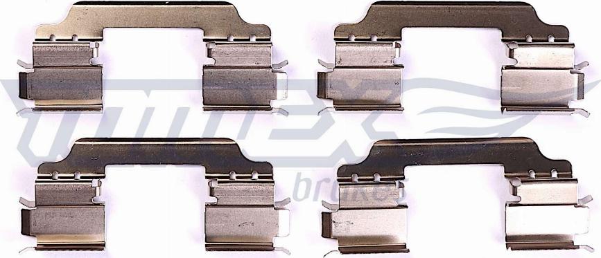 TOMEX brakes TX 44-77 - Accessory Kit for disc brake Pads autospares.lv