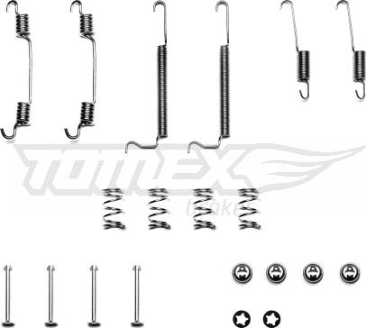 TOMEX brakes TX 40-04 - Accessory Kit, brake shoes autospares.lv