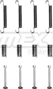 TOMEX brakes TX 40-19 - Accessory Kit, brake shoes autospares.lv