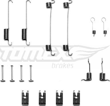TOMEX brakes TX 40-10 - Accessory Kit, brake shoes autospares.lv