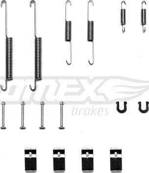 TOMEX brakes TX 40-17 - Accessory Kit, brake shoes autospares.lv