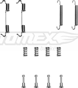 TOMEX brakes TX 40-24 - Accessory Kit, brake shoes autospares.lv