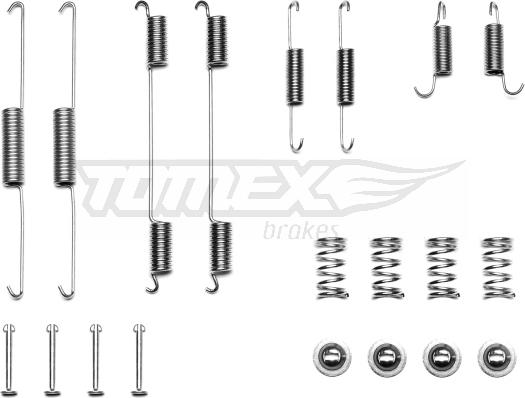 TOMEX brakes TX 41-79 - Accessory Kit, brake shoes autospares.lv