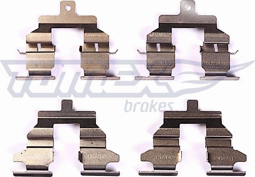 TOMEX brakes TX 43-96 - Accessory Kit for disc brake Pads autospares.lv