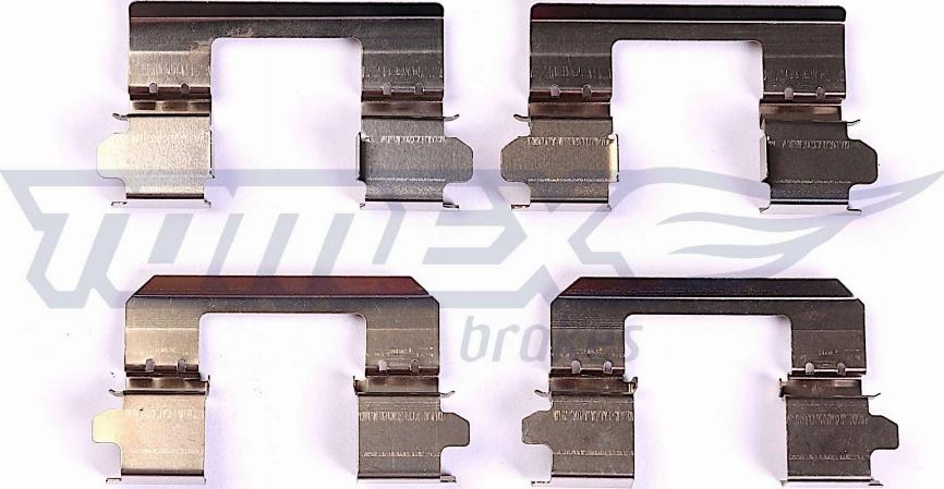 TOMEX brakes TX 43-48 - Accessory Kit for disc brake Pads autospares.lv