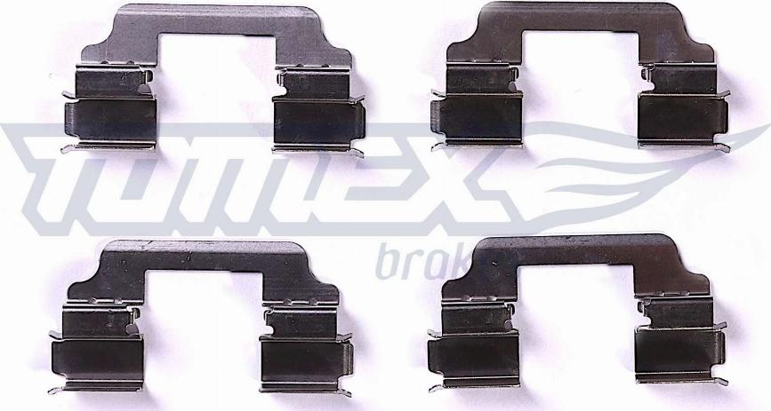 TOMEX brakes TX 43-61 - Accessory Kit for disc brake Pads autospares.lv