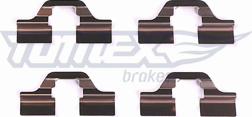 TOMEX brakes TX 43-05 - Accessory Kit for disc brake Pads autospares.lv