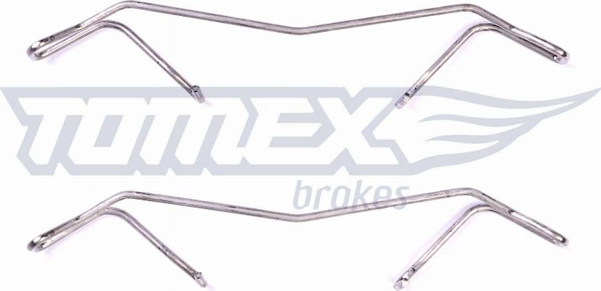 TOMEX brakes TX 43-07 - Accessory Kit for disc brake Pads autospares.lv
