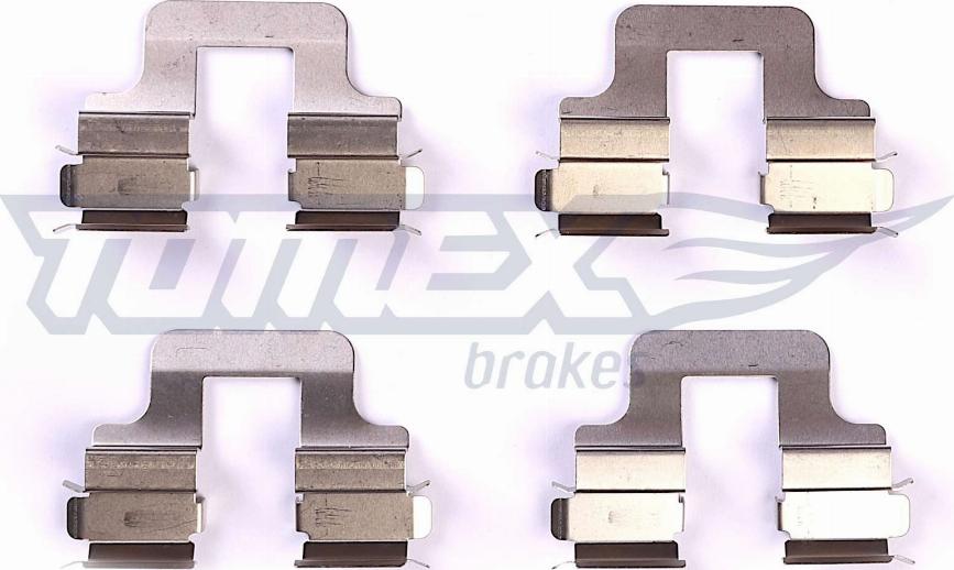 TOMEX brakes TX 43-15 - Accessory Kit for disc brake Pads autospares.lv