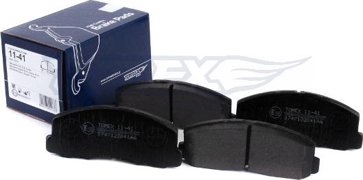 TOMEX brakes TX 11-41 - Brake Pad Set, disc brake autospares.lv