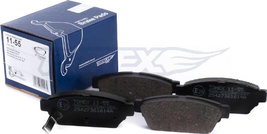 TOMEX brakes TX 11-55 - Brake Pad Set, disc brake autospares.lv