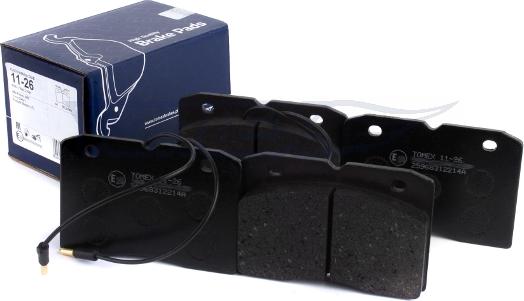 TOMEX brakes TX 11-26 - Brake Pad Set, disc brake autospares.lv