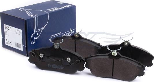 TOMEX brakes TX 11-27 - Brake Pad Set, disc brake autospares.lv