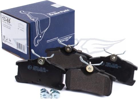 TOMEX brakes TX 13-65 - Brake Pad Set, disc brake autospares.lv