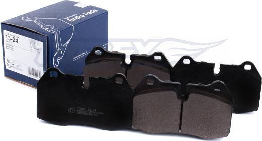 TOMEX brakes TX 13-24 - Brake Pad Set, disc brake autospares.lv