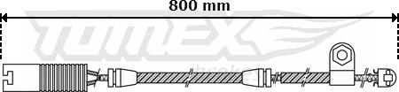 TOMEX brakes TX 30-43 - Warning Contact, brake pad wear autospares.lv