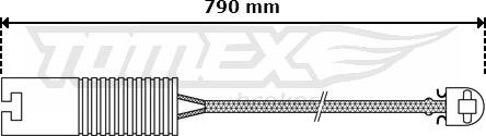 TOMEX brakes TX 30-30 - Warning Contact, brake pad wear autospares.lv
