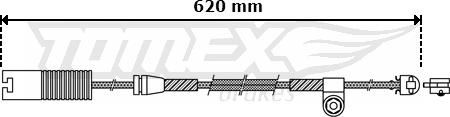 TOMEX brakes TX 30-32 - Warning Contact, brake pad wear autospares.lv